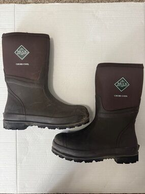 The Muck Boot Company - The Original Chore Cool Brown Work Boots - M7 / W8